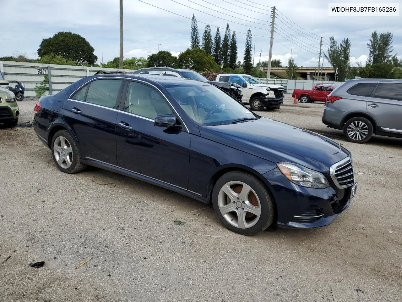 2015 Mercedes-Benz E 350 4Matic VIN: WDDHF8JB7FB165286 Lot: 78261684