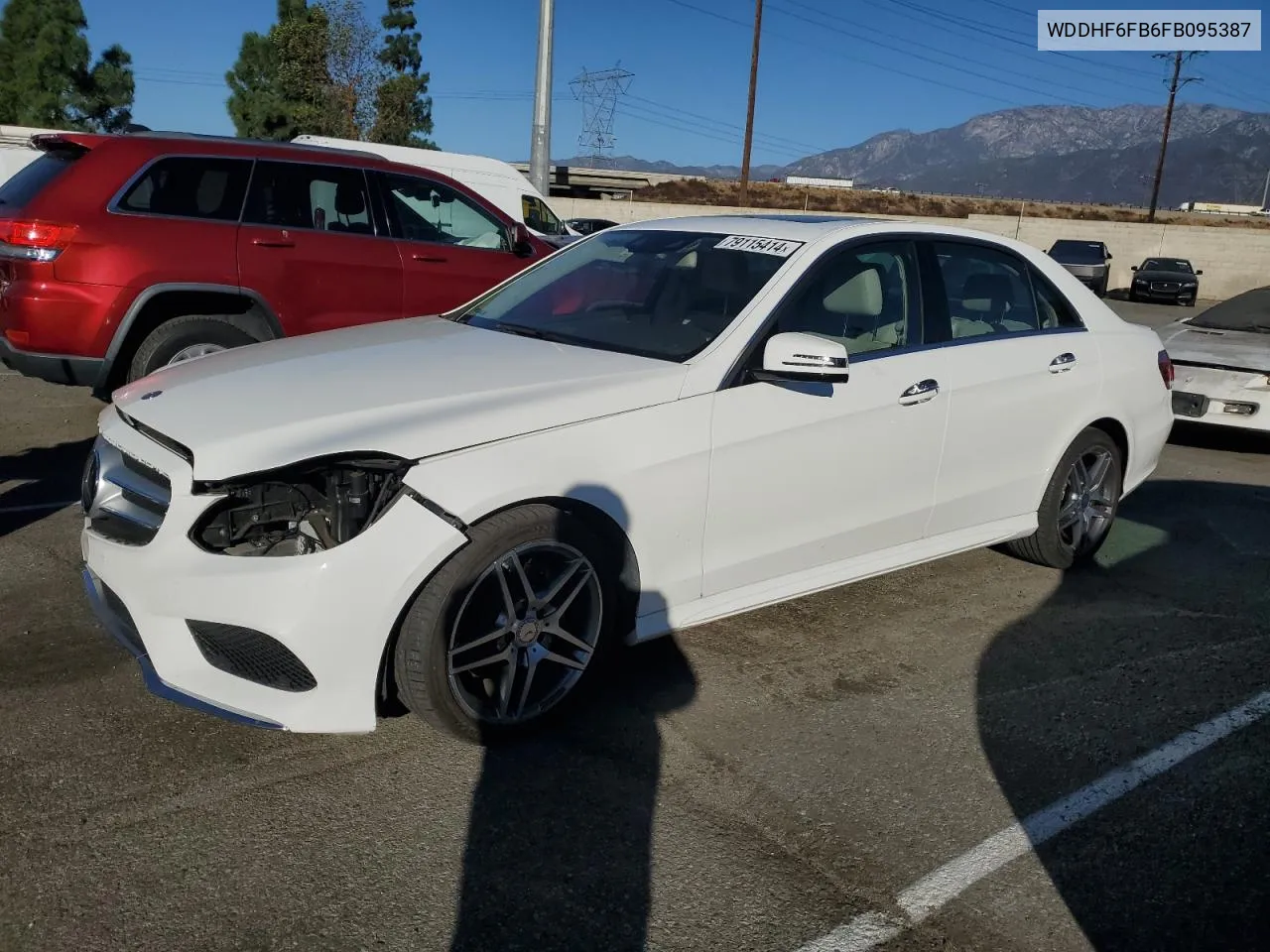 2015 Mercedes-Benz E 400 VIN: WDDHF6FB6FB095387 Lot: 79115414