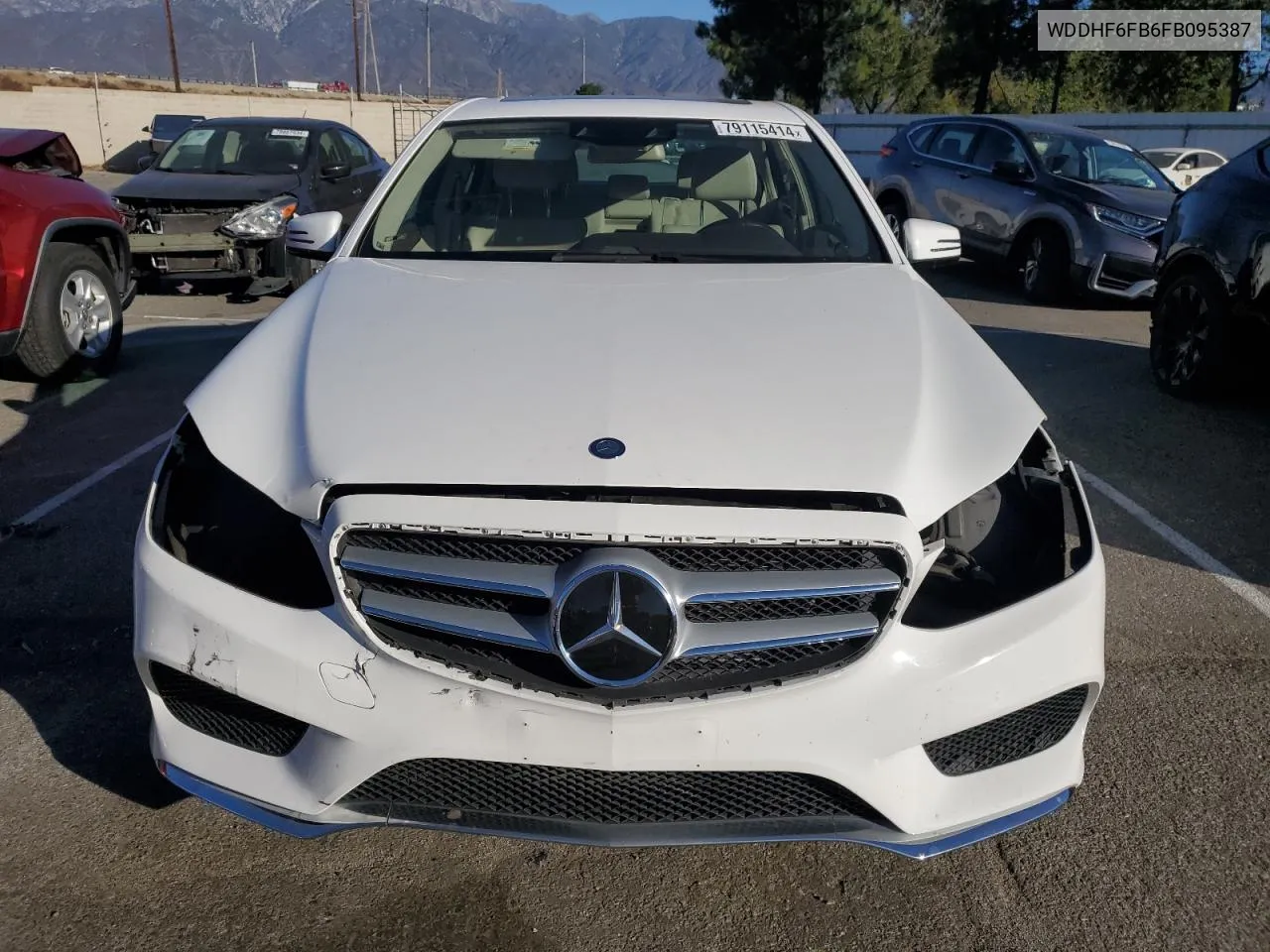 2015 Mercedes-Benz E 400 VIN: WDDHF6FB6FB095387 Lot: 79115414