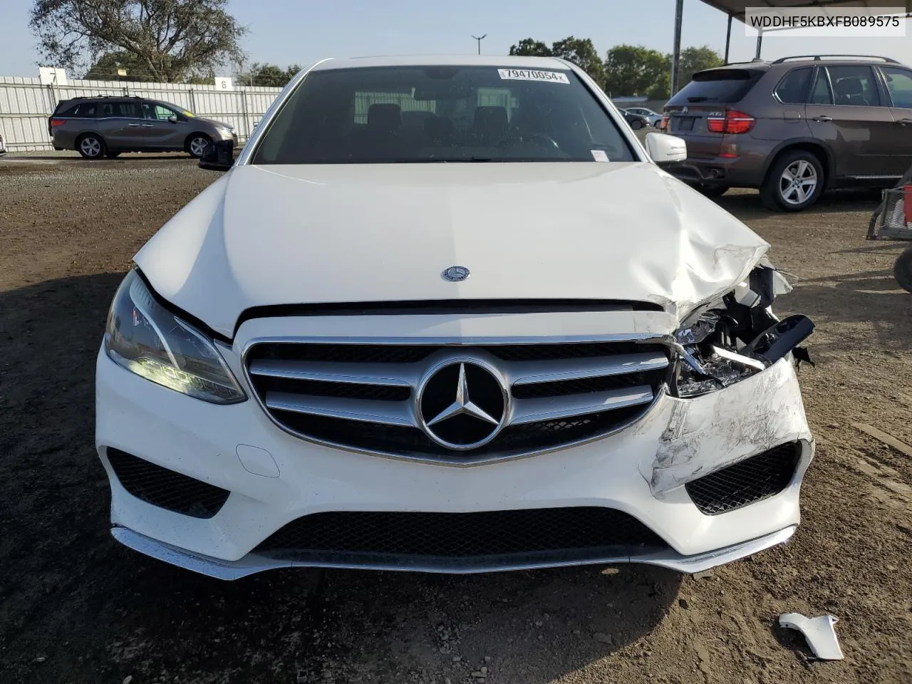 2015 Mercedes-Benz E 350 VIN: WDDHF5KBXFB089575 Lot: 79470054