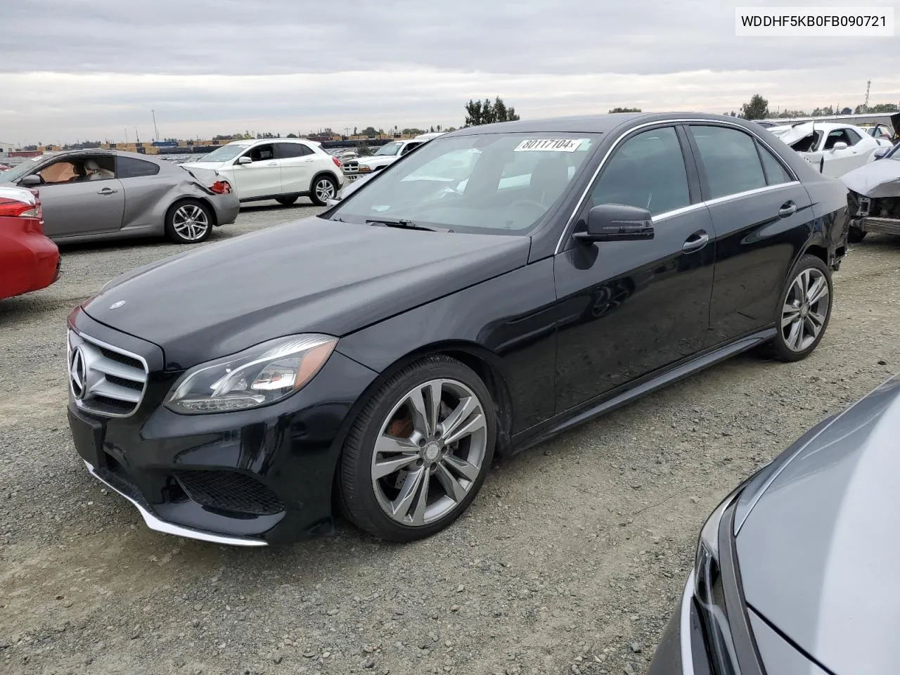 2015 Mercedes-Benz E 350 VIN: WDDHF5KB0FB090721 Lot: 80117104