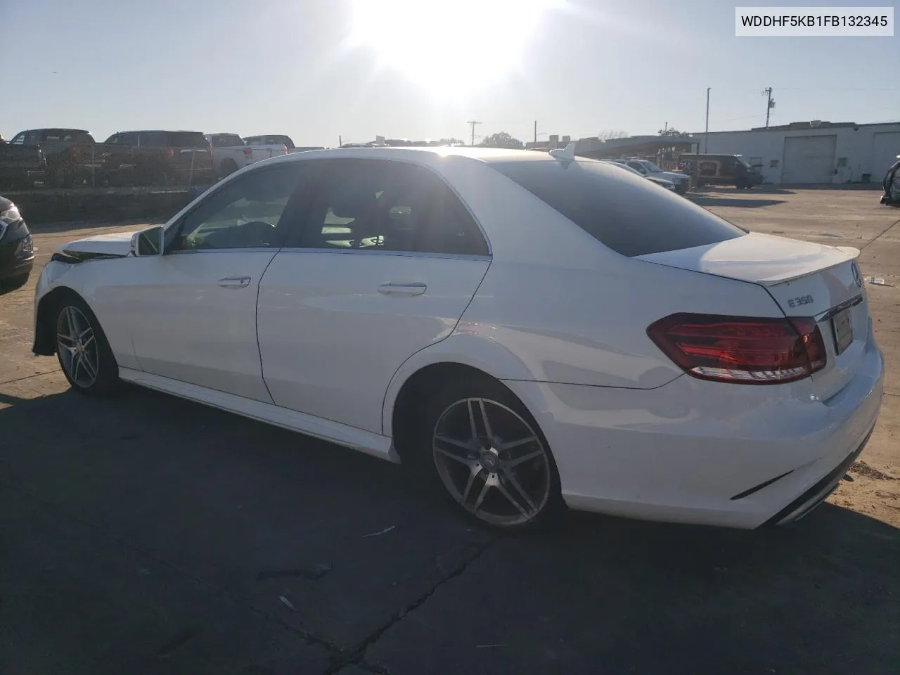 2015 Mercedes-Benz E 350 VIN: WDDHF5KB1FB132345 Lot: 80872774