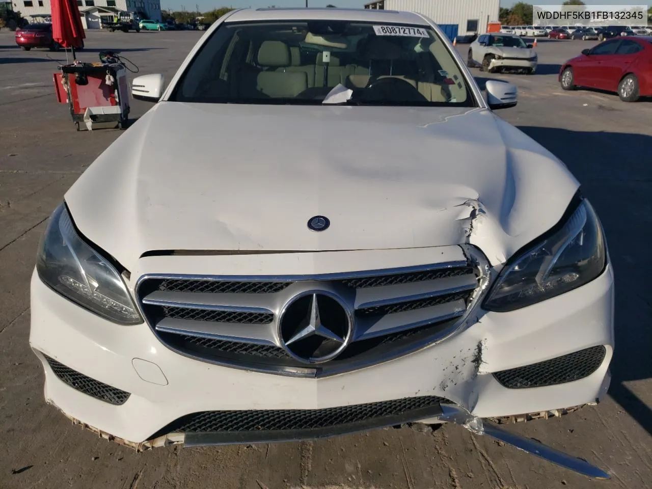 2015 Mercedes-Benz E 350 VIN: WDDHF5KB1FB132345 Lot: 80872774