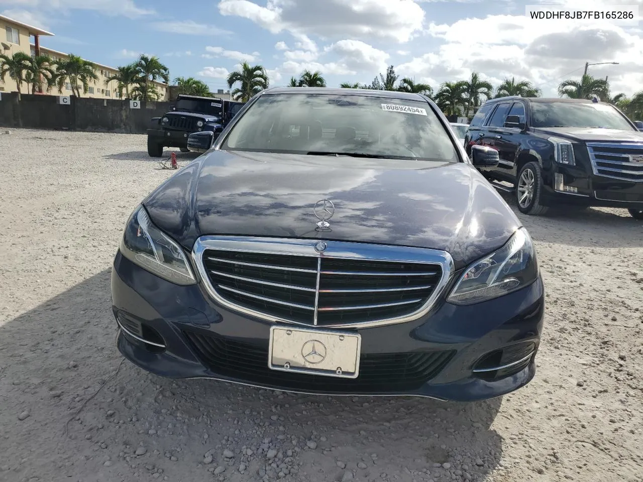 2015 Mercedes-Benz E 350 4Matic VIN: WDDHF8JB7FB165286 Lot: 80892454