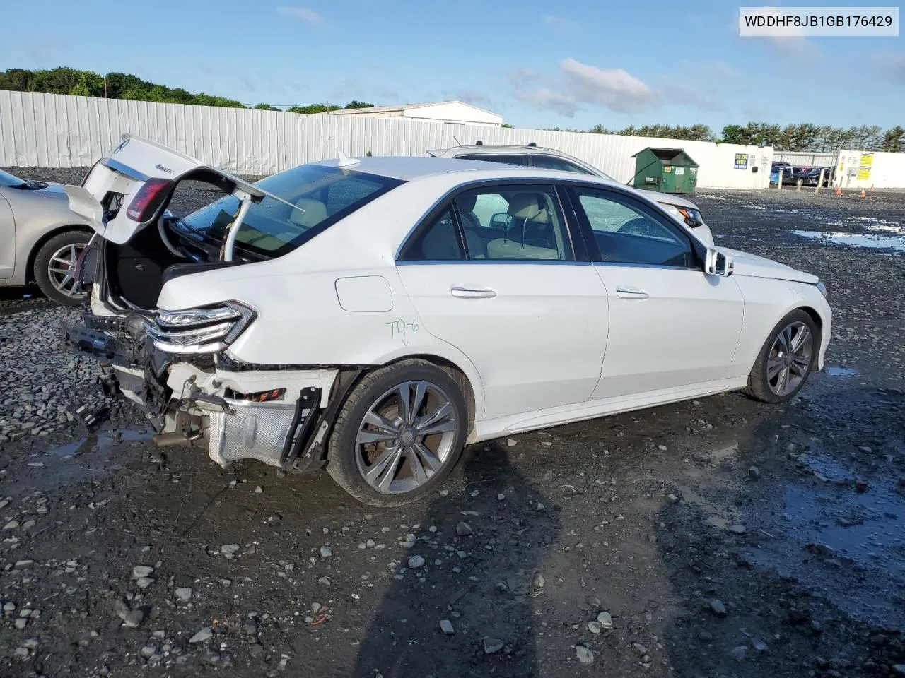 2016 Mercedes-Benz E 350 4Matic VIN: WDDHF8JB1GB176429 Lot: 56678184