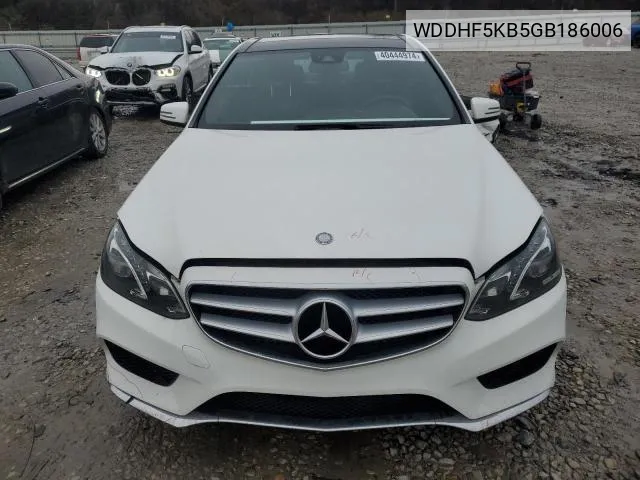 2016 Mercedes-Benz E 350 VIN: WDDHF5KB5GB186006 Lot: 58388614