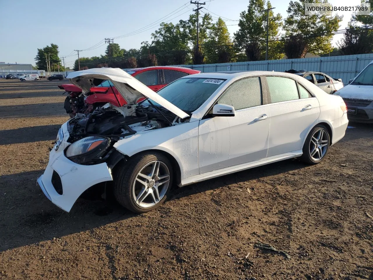 2016 Mercedes-Benz E 350 4Matic VIN: WDDHF8JB4GB217989 Lot: 68247404