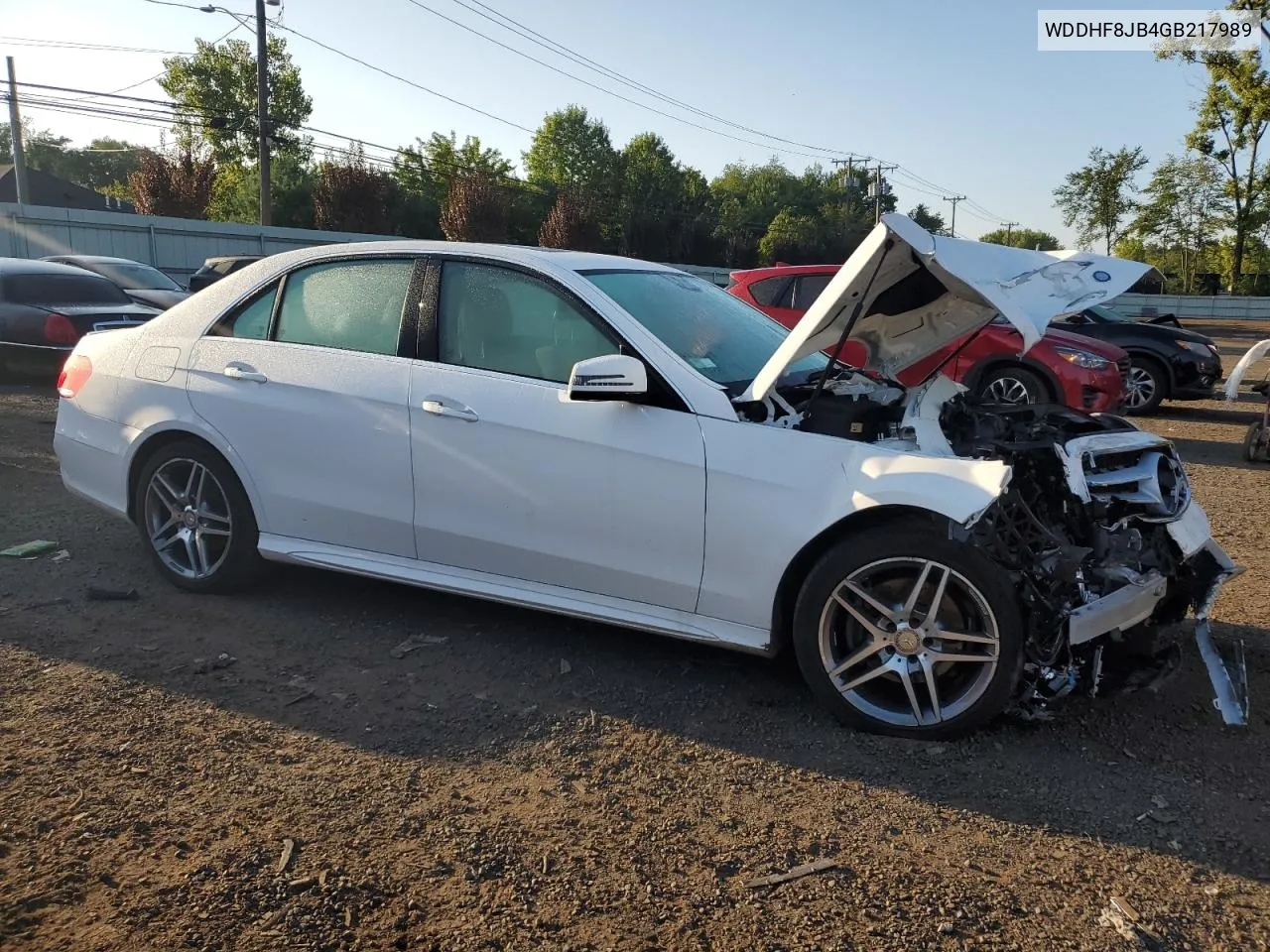 2016 Mercedes-Benz E 350 4Matic VIN: WDDHF8JB4GB217989 Lot: 68247404