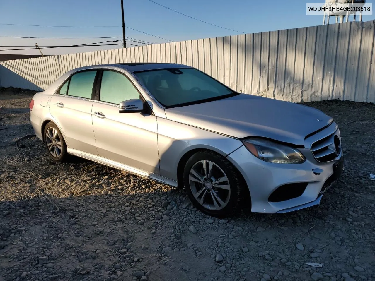 2016 Mercedes-Benz E 250 Bluetec VIN: WDDHF9HB4GB203618 Lot: 69958844