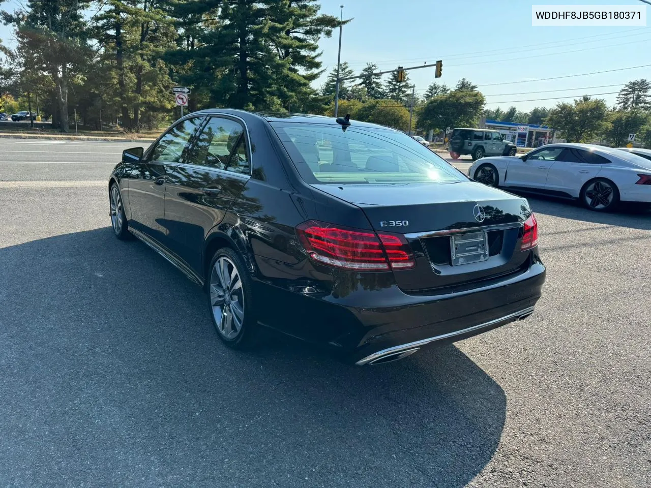 2016 Mercedes-Benz E 350 4Matic VIN: WDDHF8JB5GB180371 Lot: 72097364