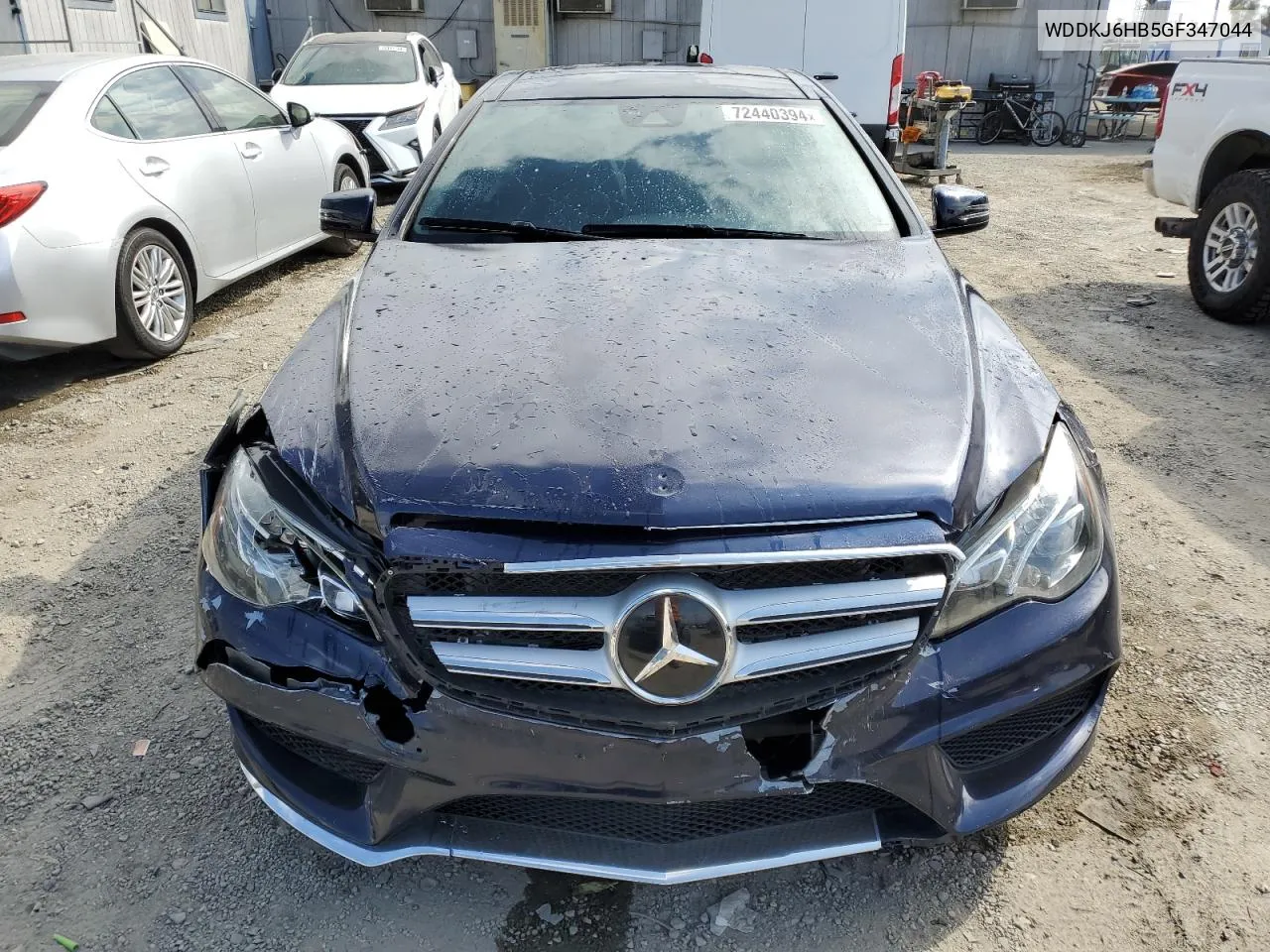 2016 Mercedes-Benz E 400 4Matic VIN: WDDKJ6HB5GF347044 Lot: 72440394