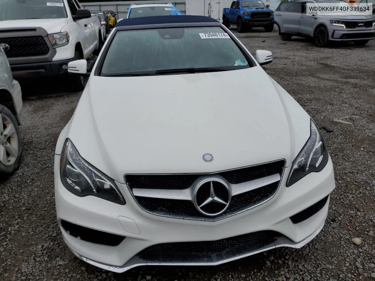 2016 Mercedes-Benz E 400 VIN: WDDKK6FF4GF339634 Lot: 73948174