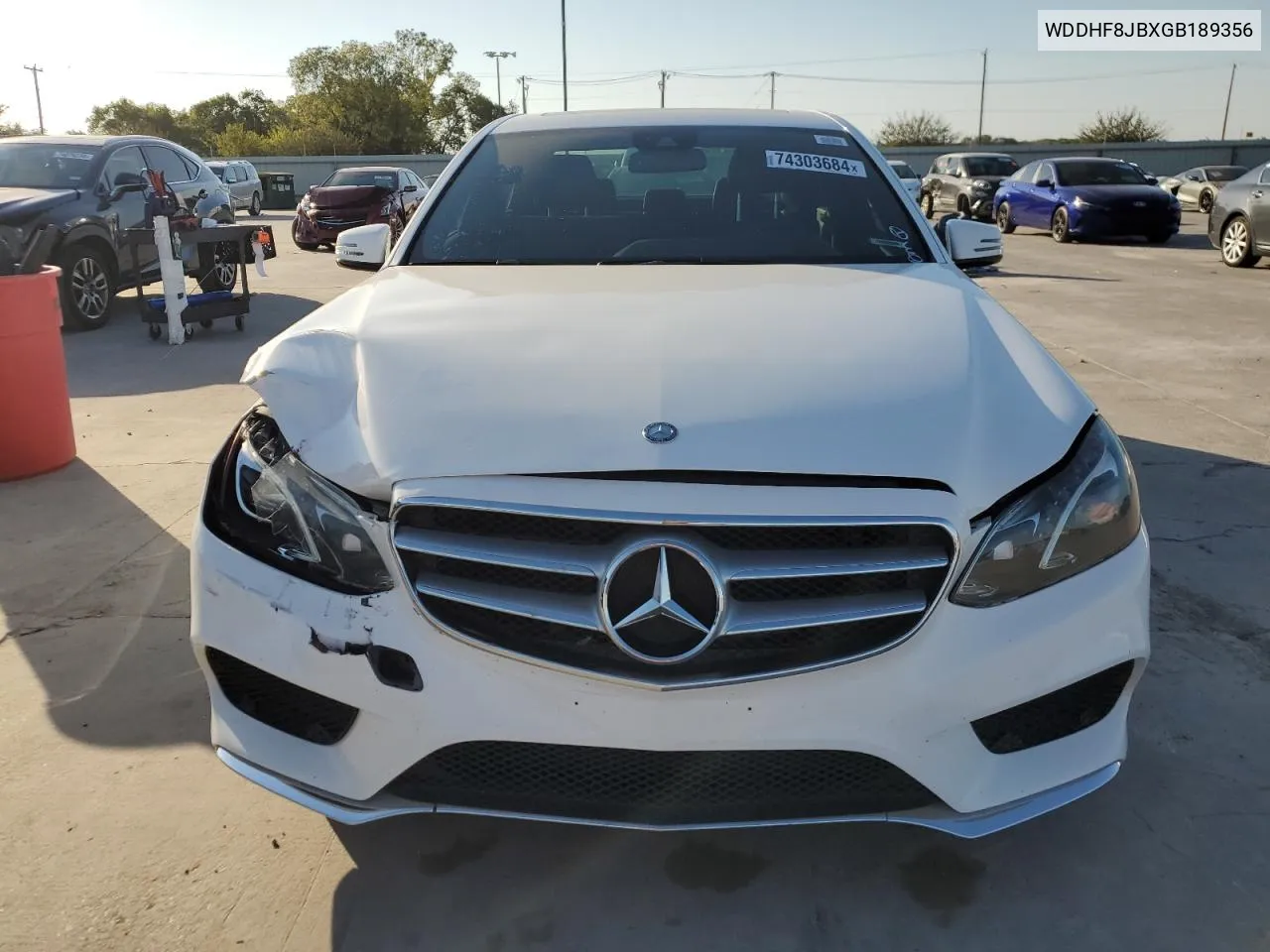 2016 Mercedes-Benz E 350 4Matic VIN: WDDHF8JBXGB189356 Lot: 74303684