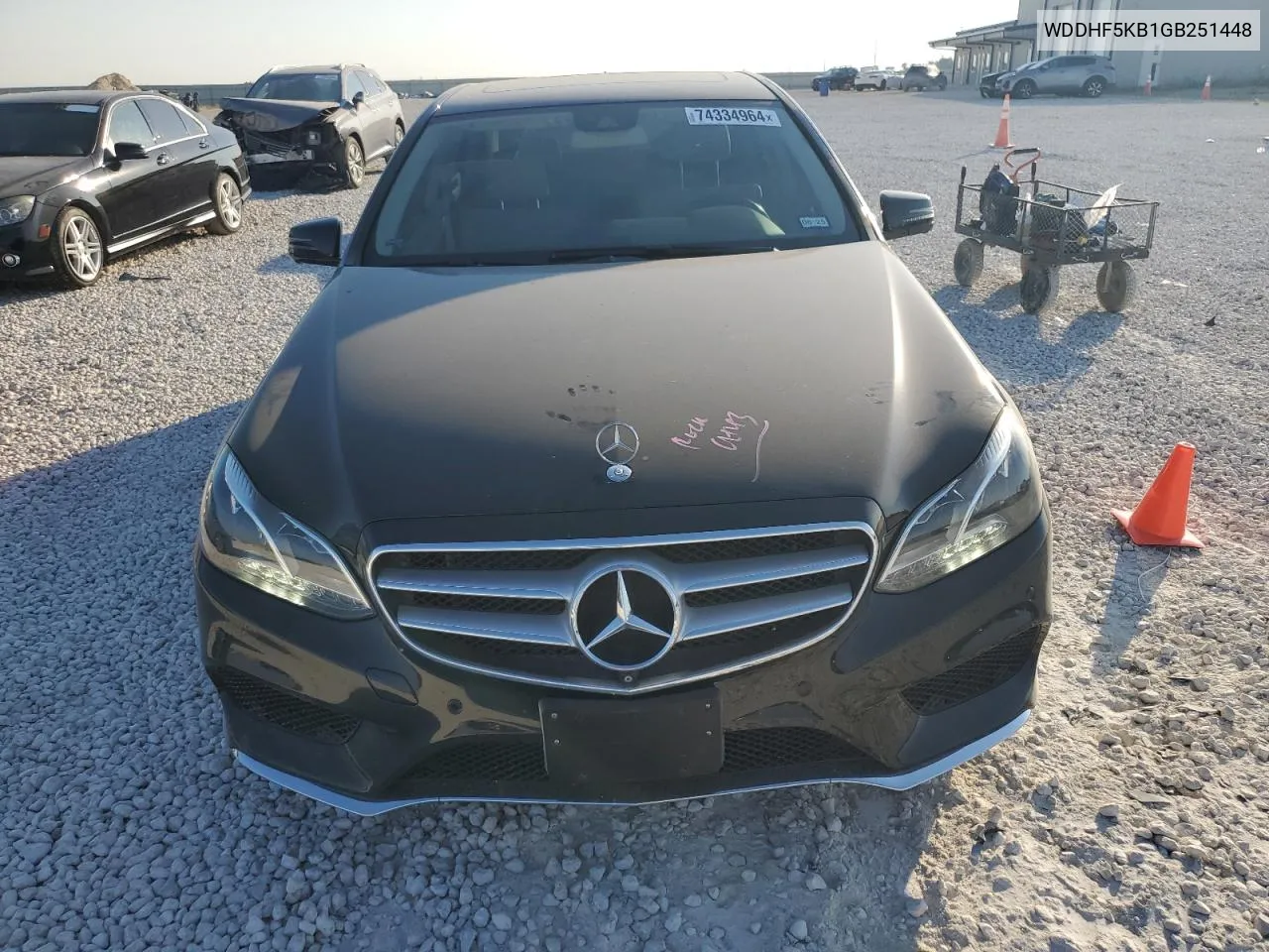 2016 Mercedes-Benz E 350 VIN: WDDHF5KB1GB251448 Lot: 74334964