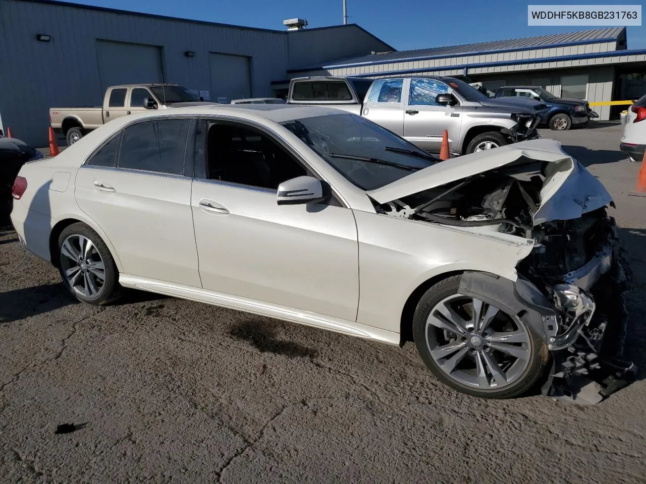 2016 Mercedes-Benz E 350 VIN: WDDHF5KB8GB231763 Lot: 74384674