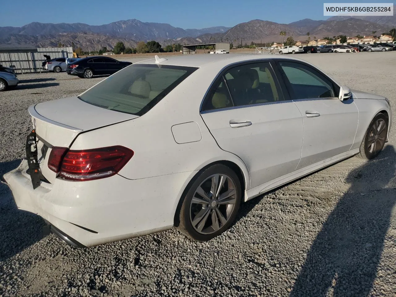 2016 Mercedes-Benz E 350 VIN: WDDHF5KB6GB255284 Lot: 74535464