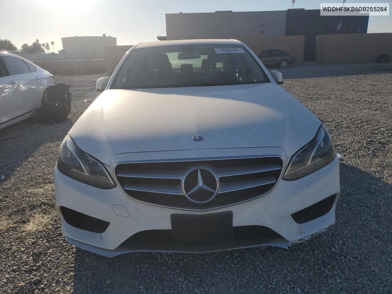 2016 Mercedes-Benz E 350 VIN: WDDHF5KB6GB255284 Lot: 74535464