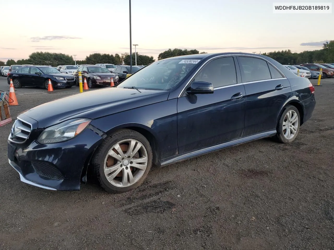 2016 Mercedes-Benz E 350 4Matic VIN: WDDHF8JB2GB189819 Lot: 74538244