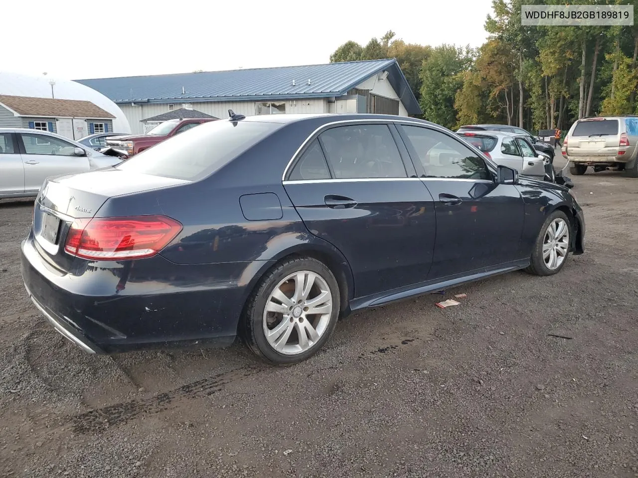 2016 Mercedes-Benz E 350 4Matic VIN: WDDHF8JB2GB189819 Lot: 74538244