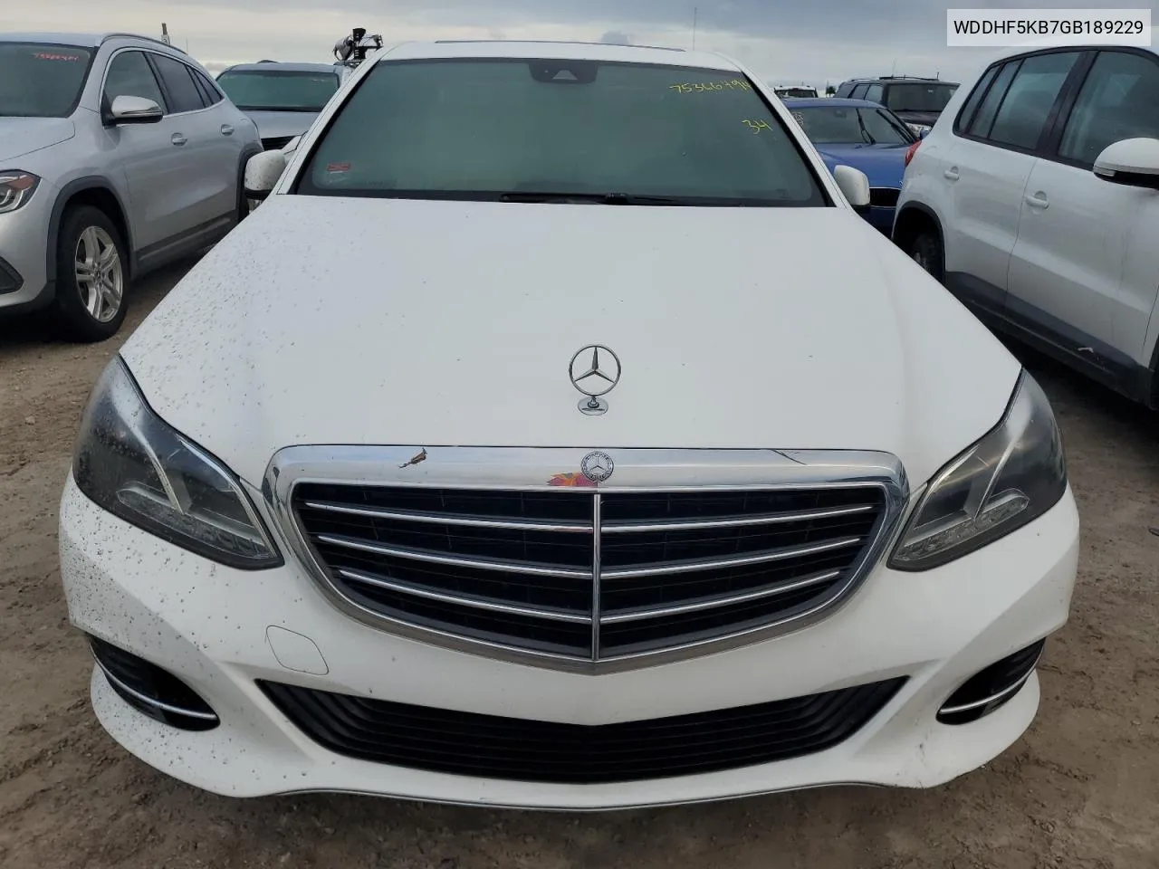 2016 Mercedes-Benz E 350 VIN: WDDHF5KB7GB189229 Lot: 75366494