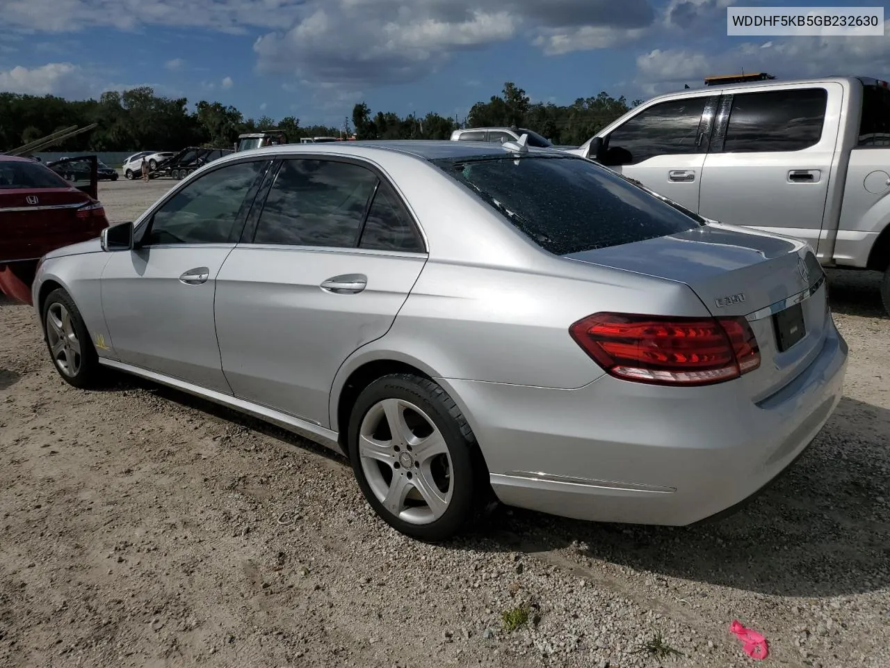 2016 Mercedes-Benz E 350 VIN: WDDHF5KB5GB232630 Lot: 75843664