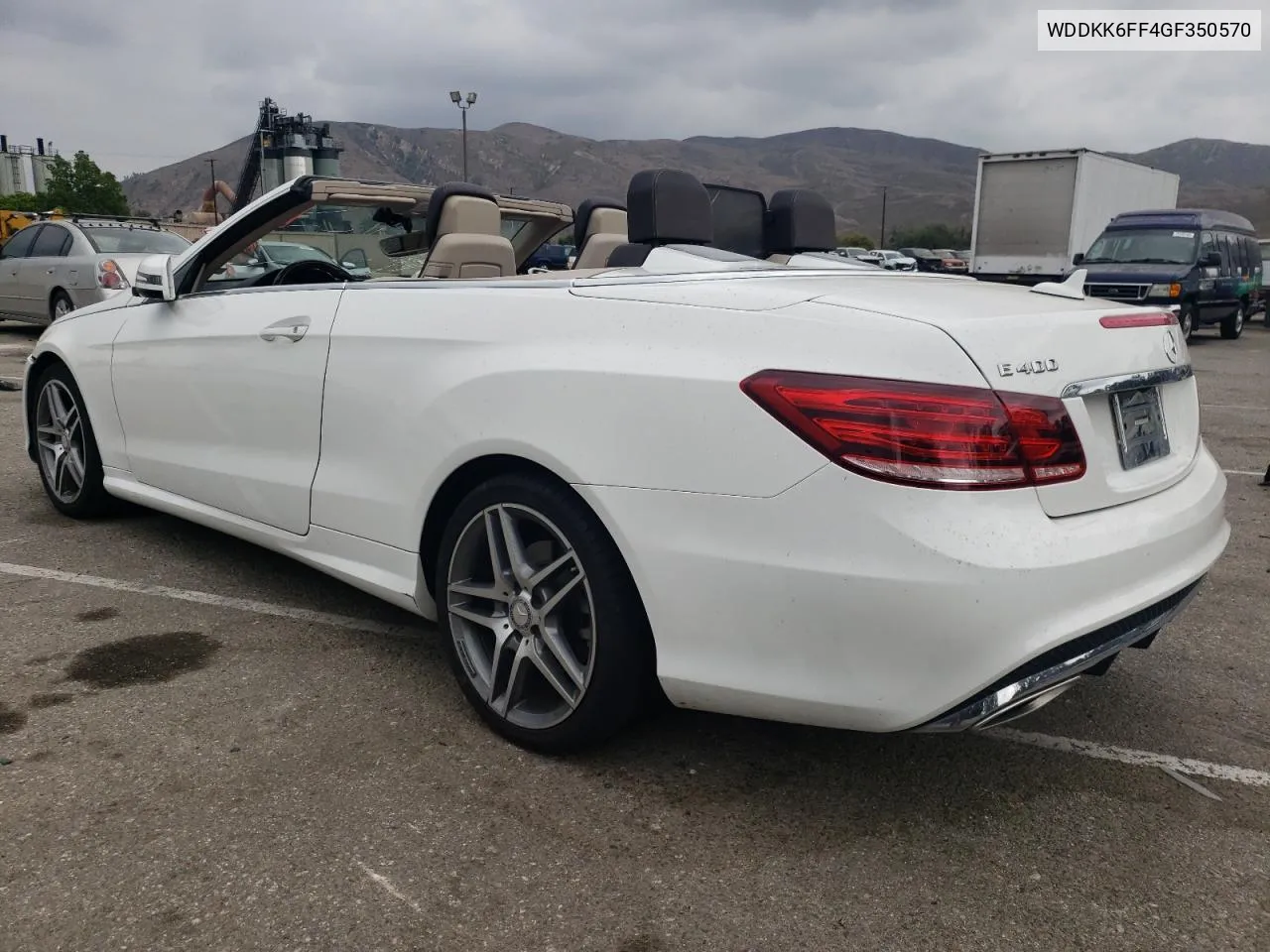 2016 Mercedes-Benz E 400 VIN: WDDKK6FF4GF350570 Lot: 76563934