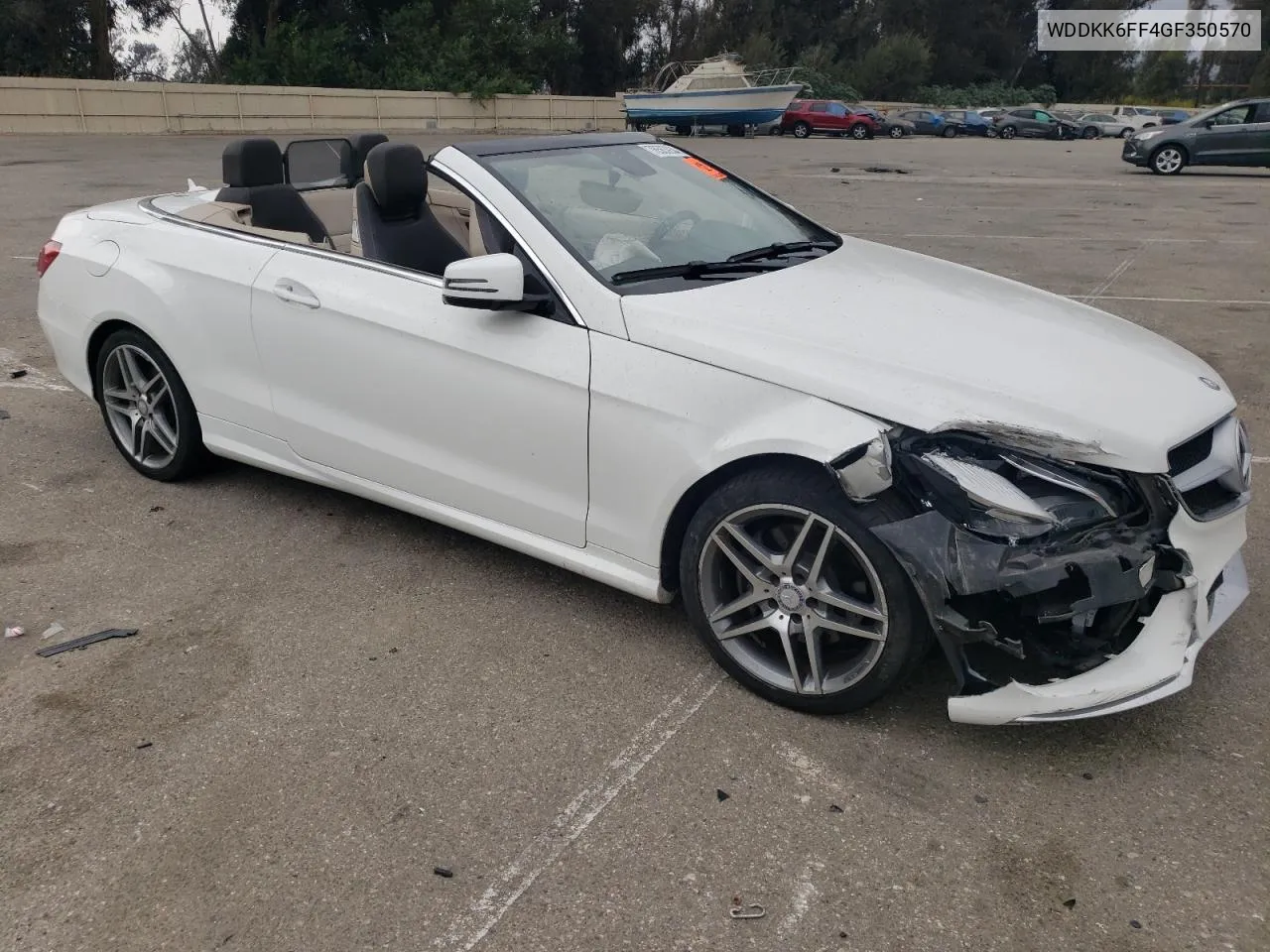 2016 Mercedes-Benz E 400 VIN: WDDKK6FF4GF350570 Lot: 76563934