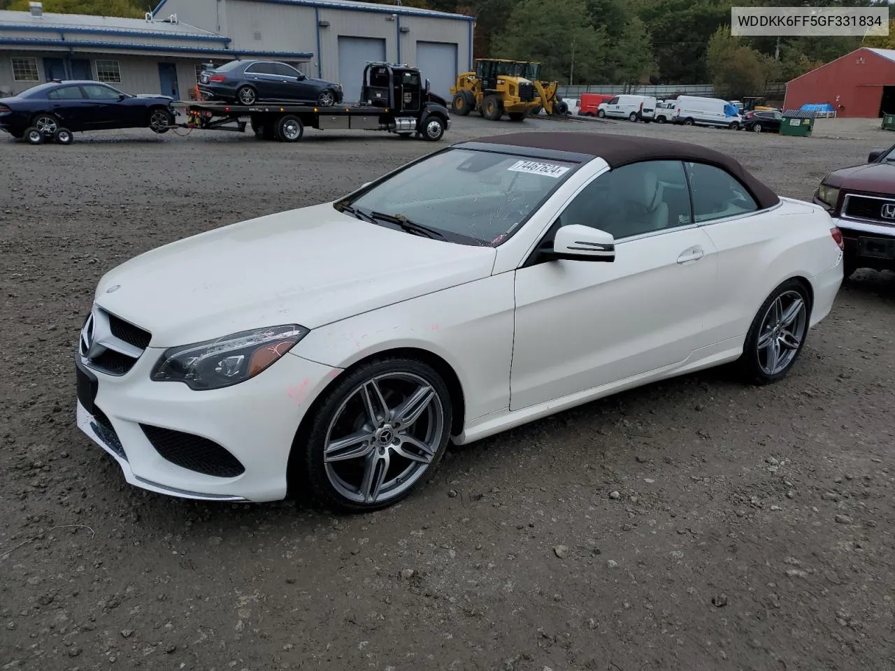 2016 Mercedes-Benz E 400 VIN: WDDKK6FF5GF331834 Lot: 78031364