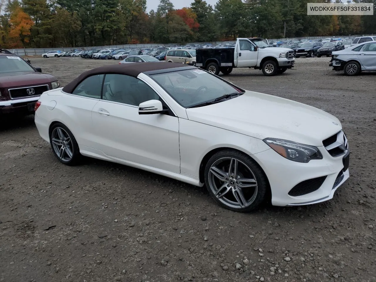 2016 Mercedes-Benz E 400 VIN: WDDKK6FF5GF331834 Lot: 78031364