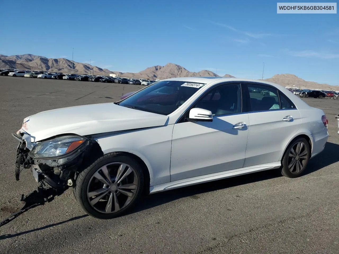 2016 Mercedes-Benz E 350 VIN: WDDHF5KB6GB304581 Lot: 78058314