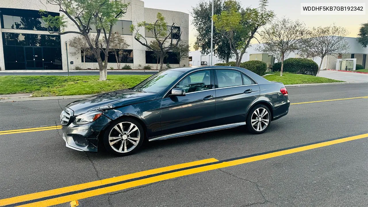 2016 Mercedes-Benz E 350 VIN: WDDHF5KB7GB192342 Lot: 79145614