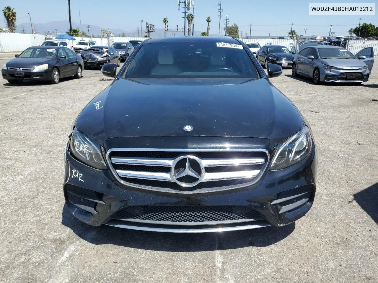 2017 Mercedes-Benz E 300 VIN: WDDZF4JB0HA013212 Lot: 54017994