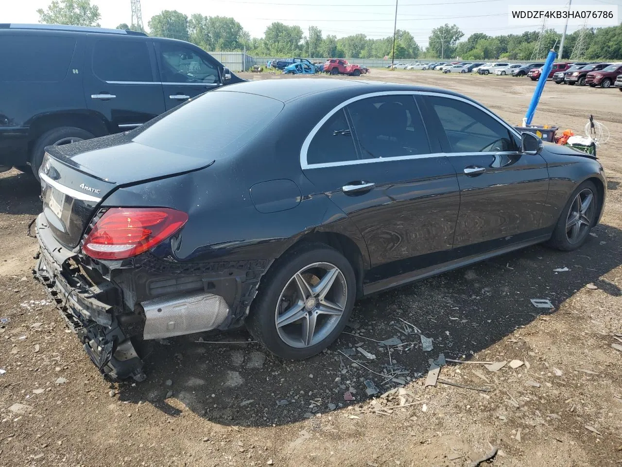 2017 Mercedes-Benz E 300 4Matic VIN: WDDZF4KB3HA076786 Lot: 58850974