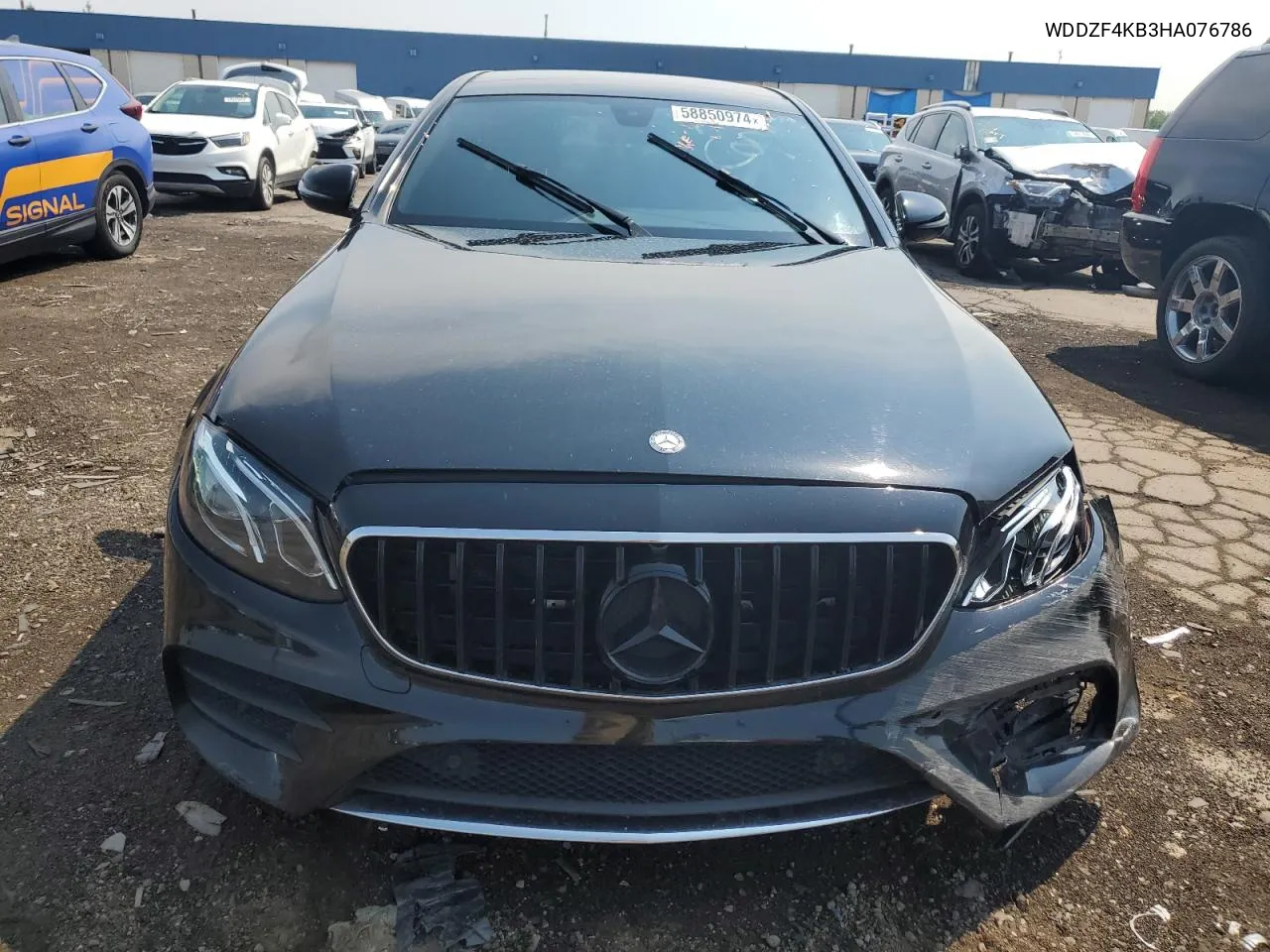 2017 Mercedes-Benz E 300 4Matic VIN: WDDZF4KB3HA076786 Lot: 58850974