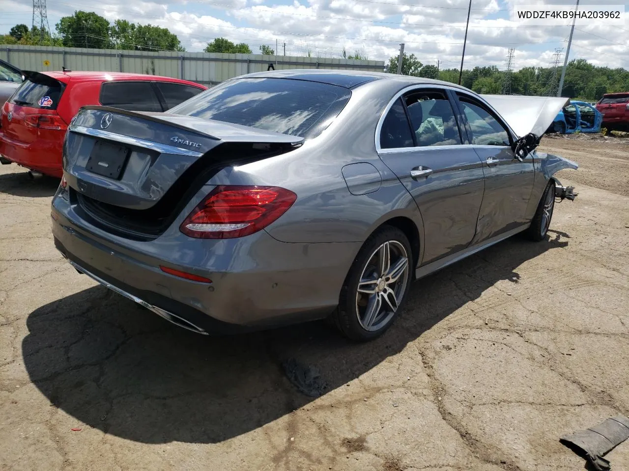 2017 Mercedes-Benz E 300 4Matic VIN: WDDZF4KB9HA203962 Lot: 60686954