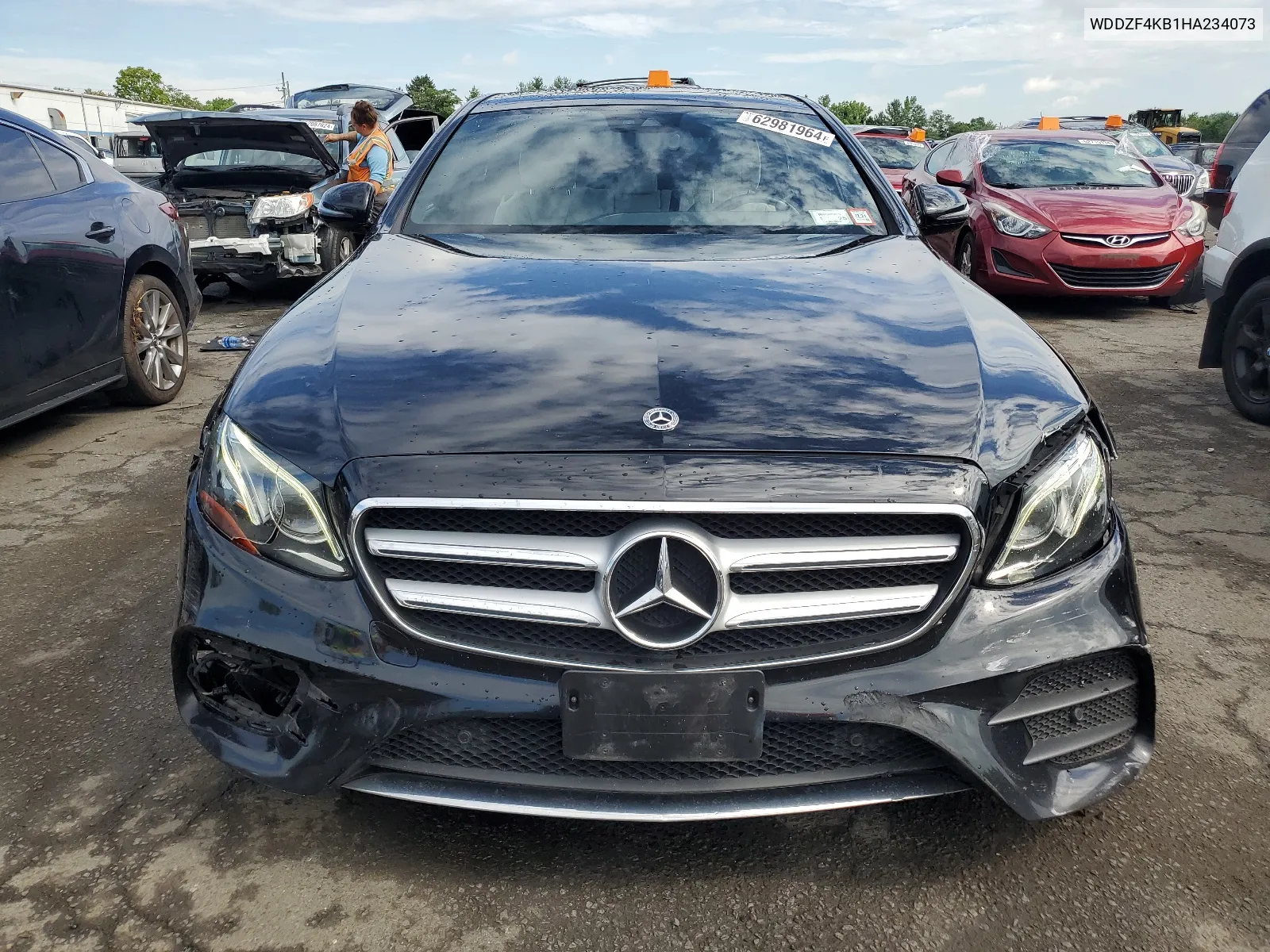 2017 Mercedes-Benz E 300 4Matic VIN: WDDZF4KB1HA234073 Lot: 62981964