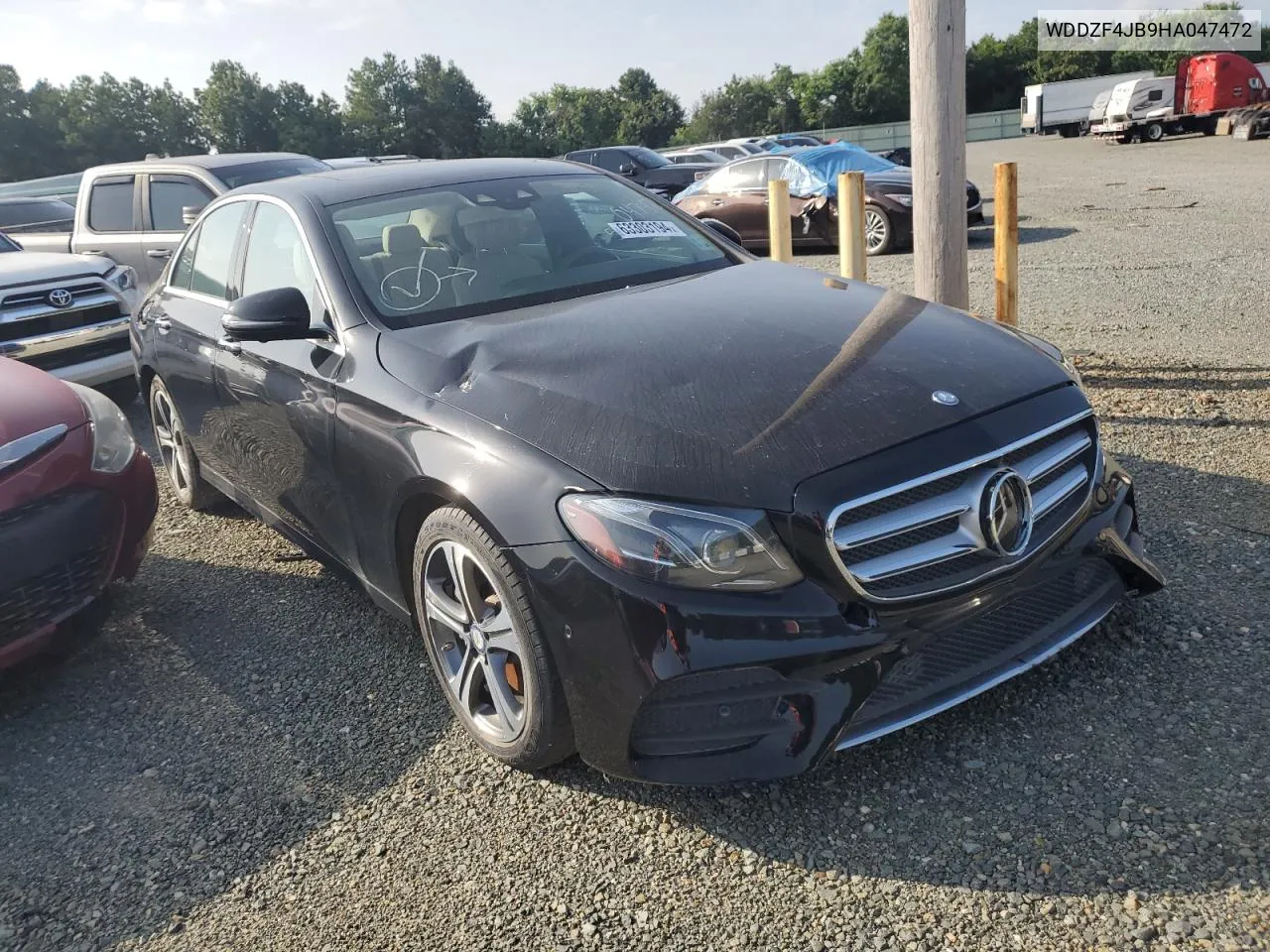 2017 Mercedes-Benz E 300 VIN: WDDZF4JB9HA047472 Lot: 63303194