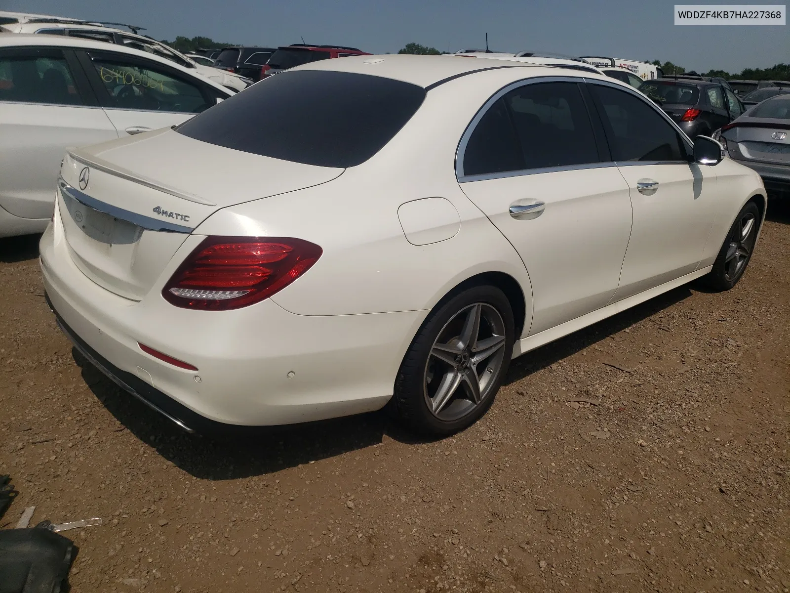 2017 Mercedes-Benz E 300 4Matic VIN: WDDZF4KB7HA227368 Lot: 63759894