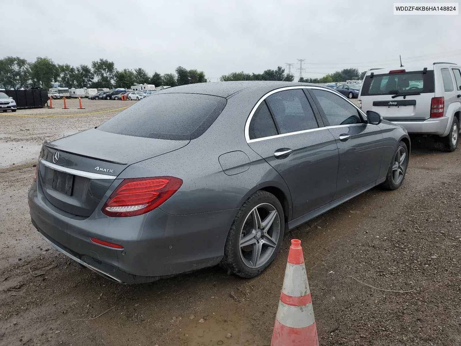 2017 Mercedes-Benz E 300 4Matic VIN: WDDZF4KB6HA148824 Lot: 65737854