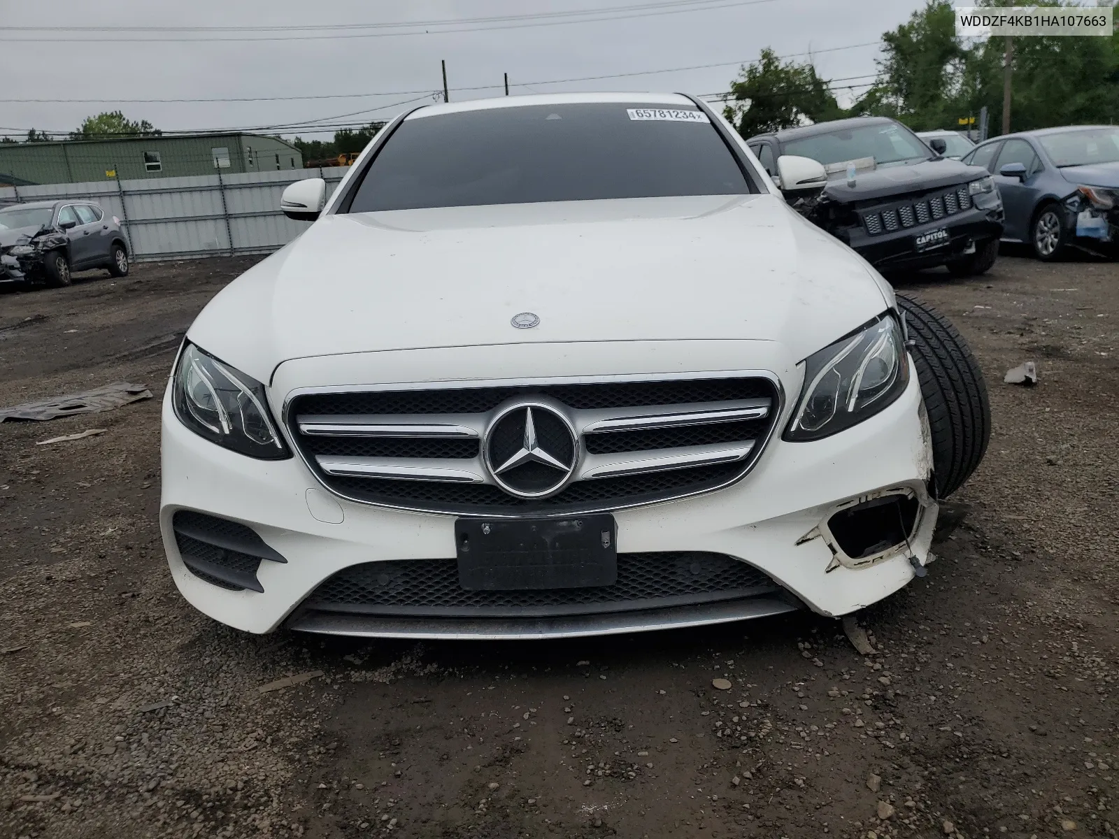 2017 Mercedes-Benz E 300 4Matic VIN: WDDZF4KB1HA107663 Lot: 65781234