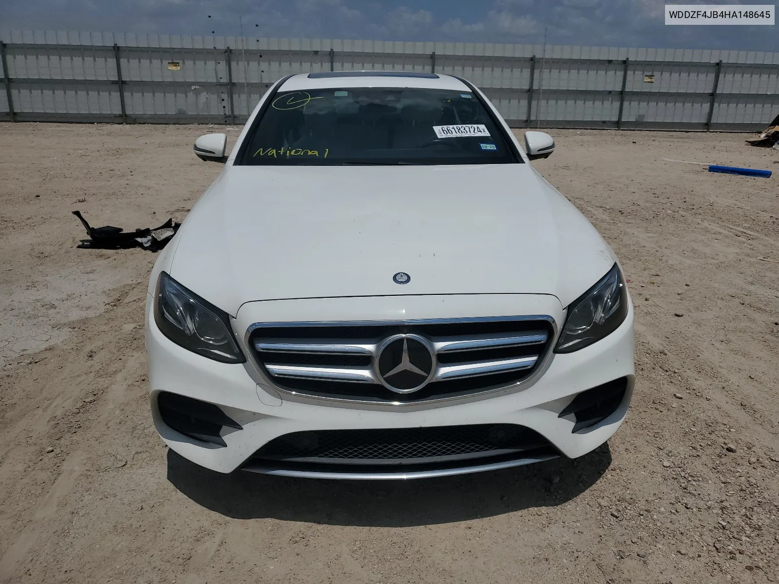 2017 Mercedes-Benz E 300 VIN: WDDZF4JB4HA148645 Lot: 66183724