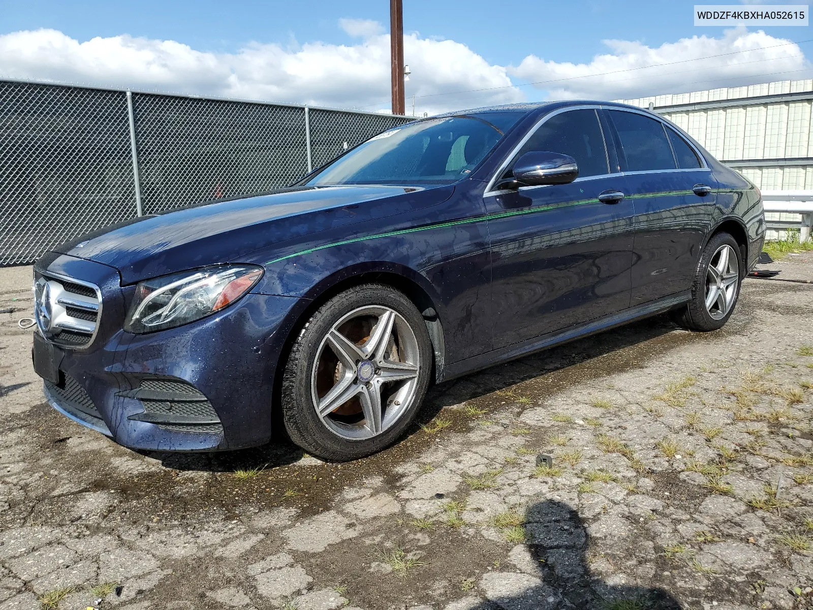 2017 Mercedes-Benz E 300 4Matic VIN: WDDZF4KBXHA052615 Lot: 67458764