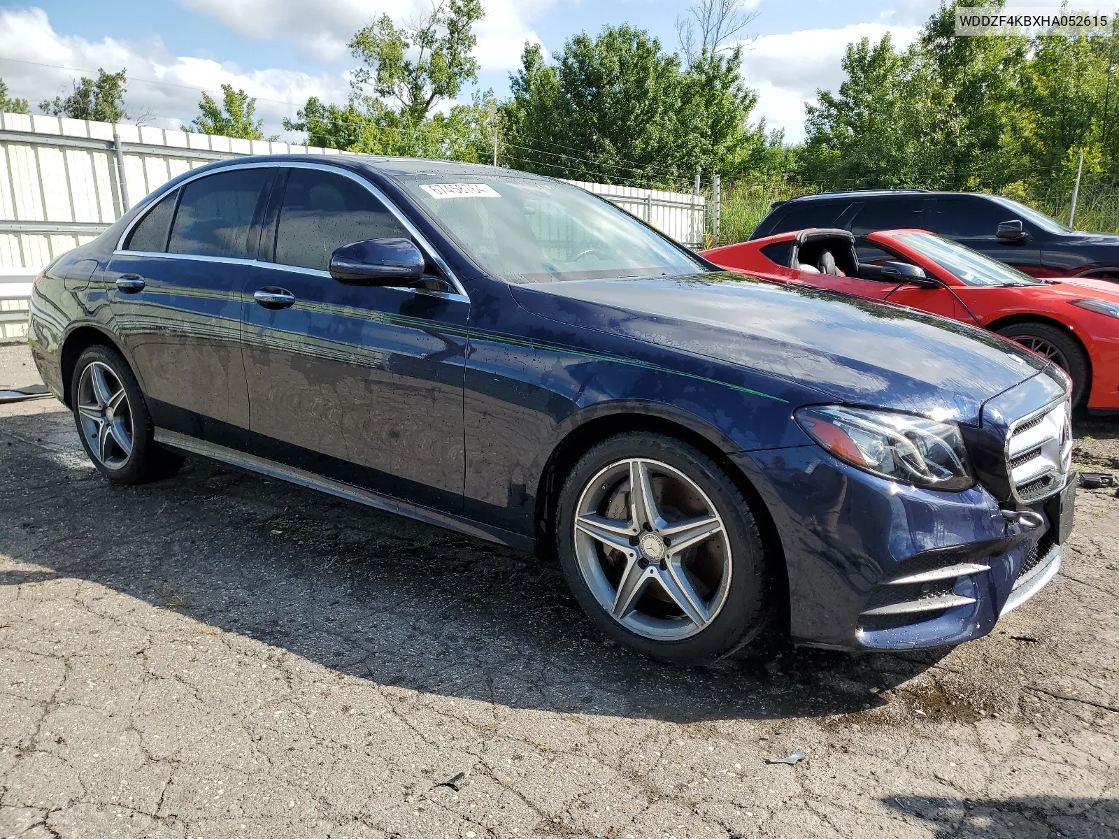 2017 Mercedes-Benz E 300 4Matic VIN: WDDZF4KBXHA052615 Lot: 67458764