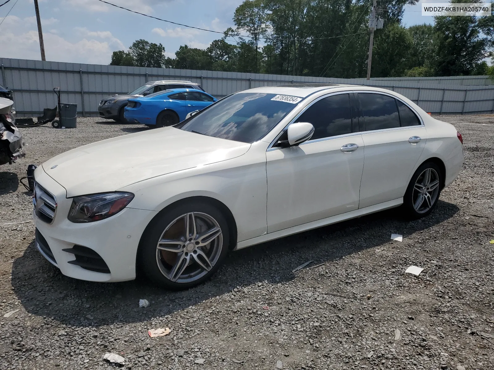 2017 Mercedes-Benz E 300 4Matic VIN: WDDZF4KB1HA205740 Lot: 67636354