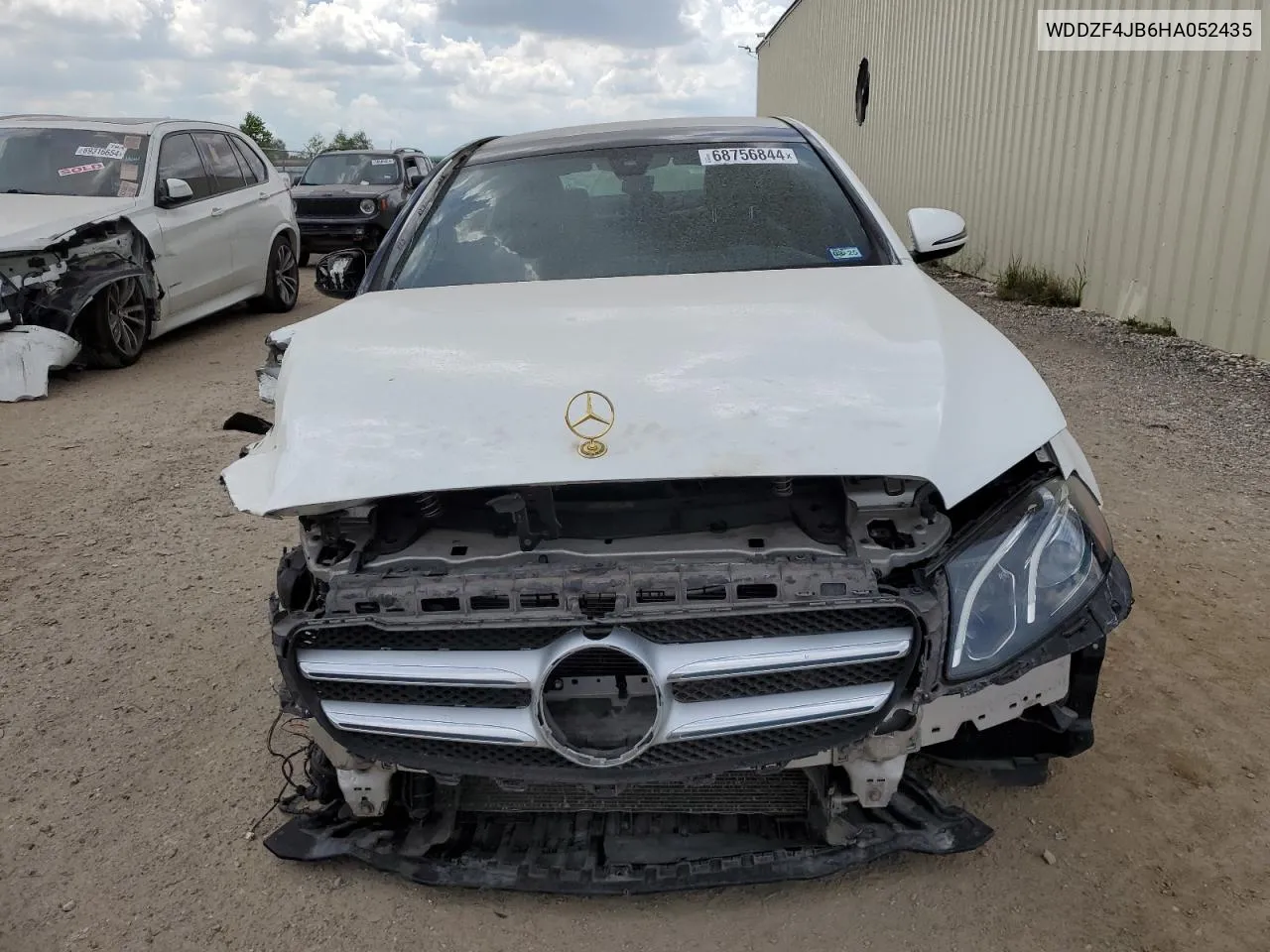 2017 Mercedes-Benz E 300 VIN: WDDZF4JB6HA052435 Lot: 68756844