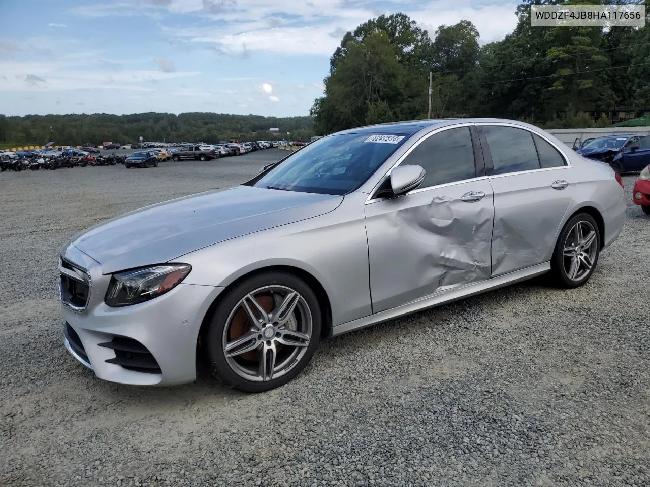 2017 Mercedes-Benz E 300 VIN: WDDZF4JB8HA117656 Lot: 70247514