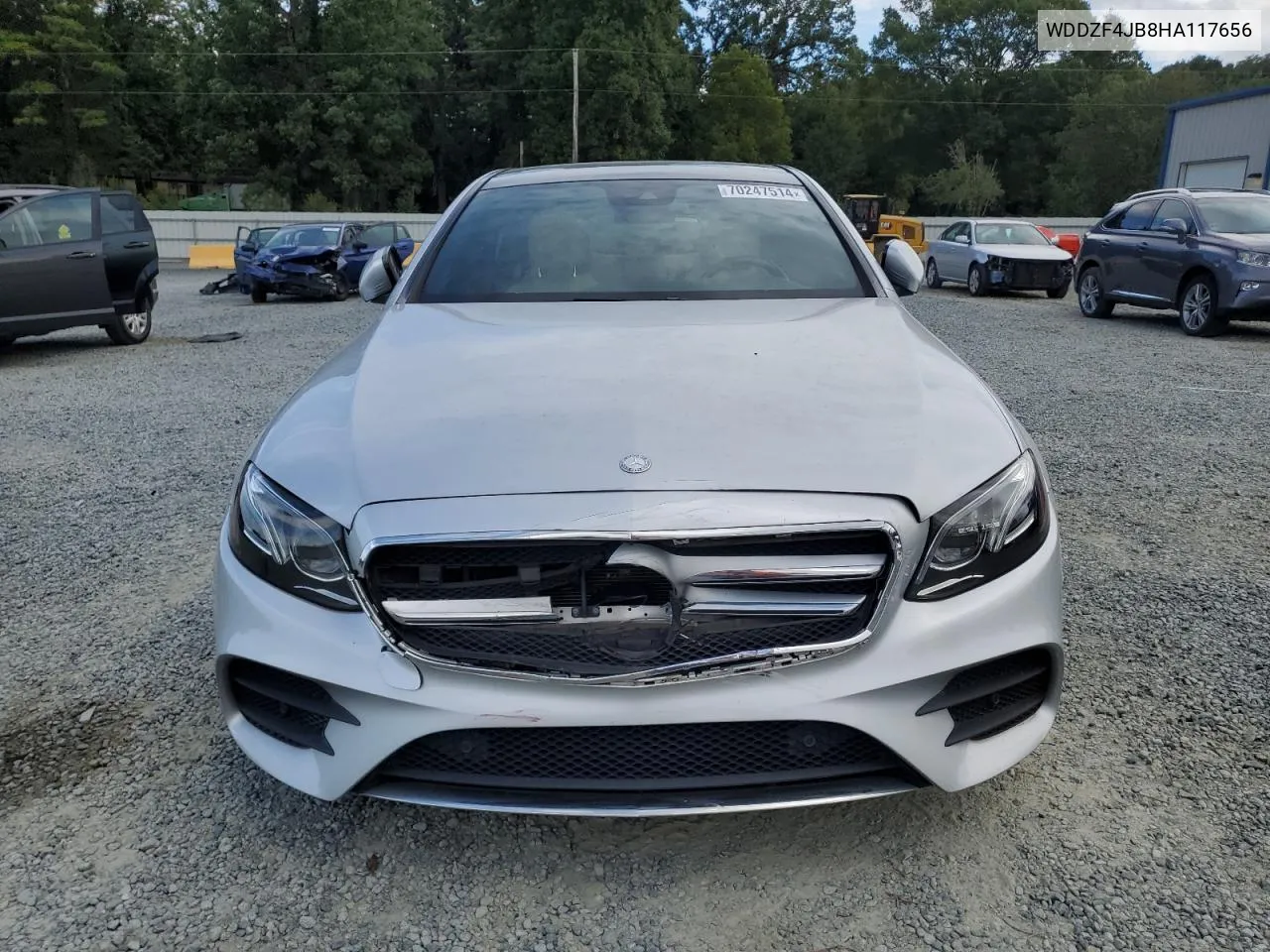 2017 Mercedes-Benz E 300 VIN: WDDZF4JB8HA117656 Lot: 70247514