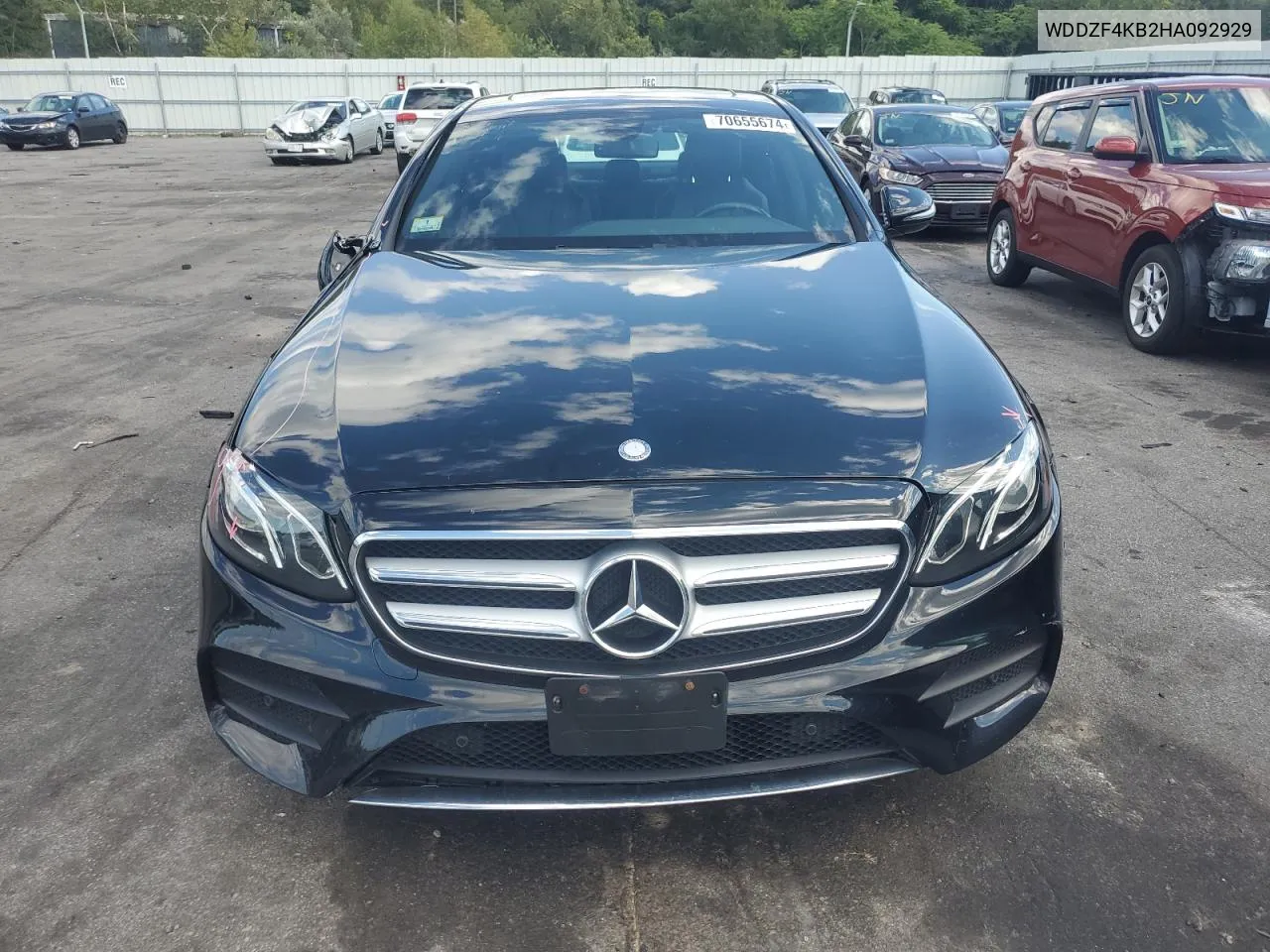 2017 Mercedes-Benz E 300 4Matic VIN: WDDZF4KB2HA092929 Lot: 70655674