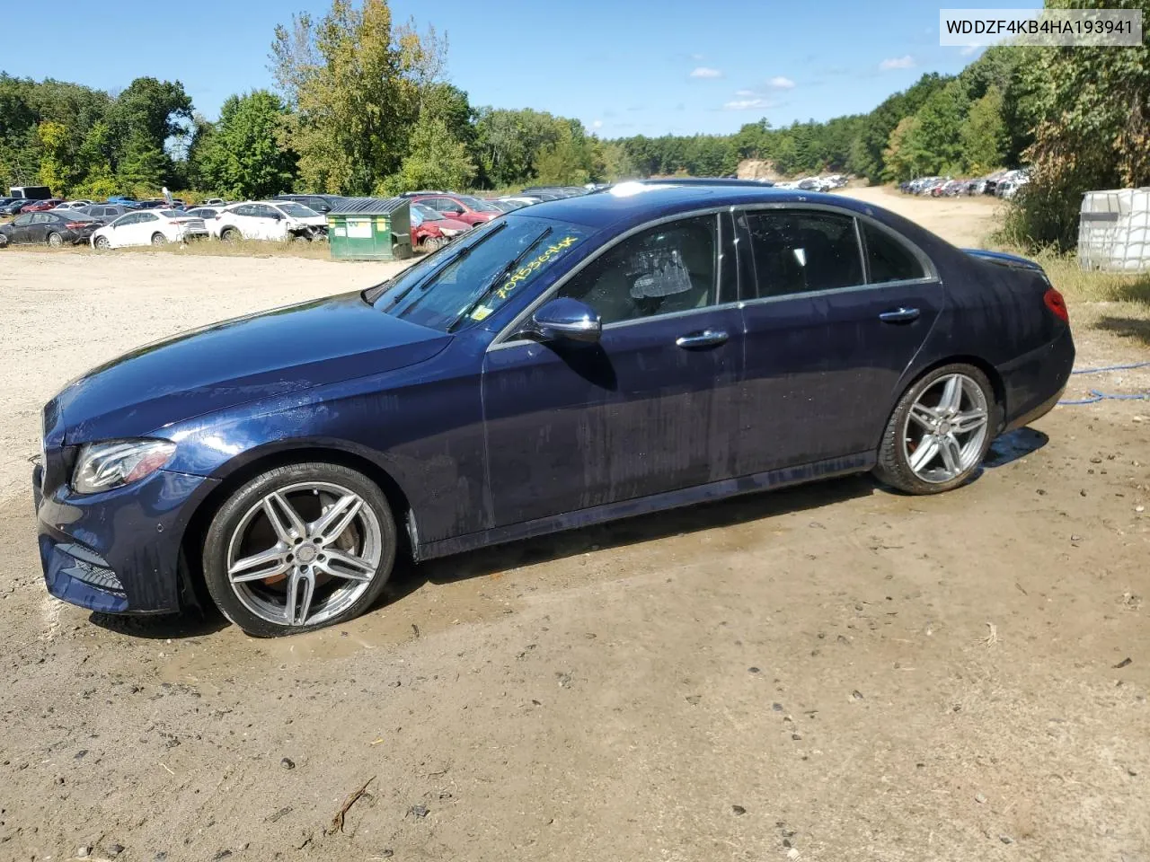 2017 Mercedes-Benz E 300 4Matic VIN: WDDZF4KB4HA193941 Lot: 70953694