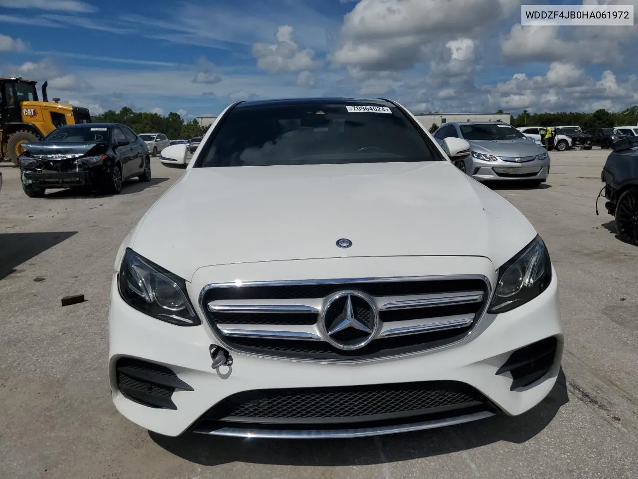 2017 Mercedes-Benz E 300 VIN: WDDZF4JB0HA061972 Lot: 70964024